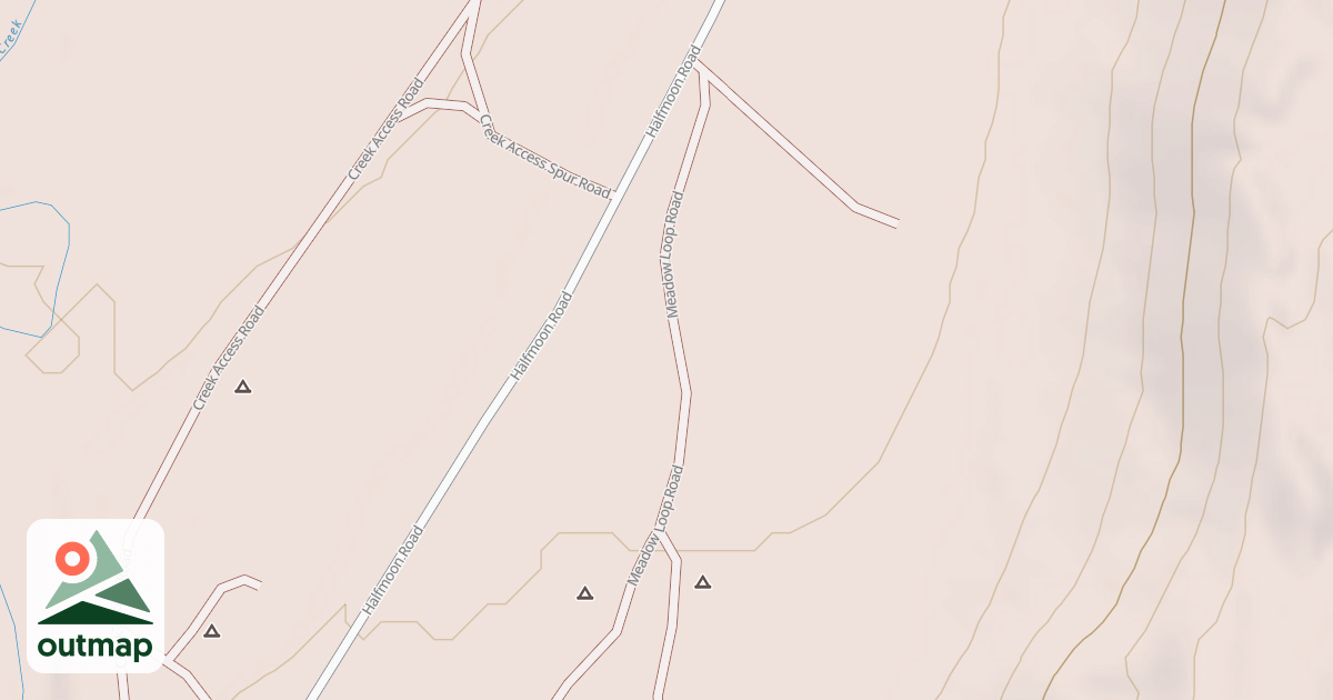 Map of MEADOW LOOP