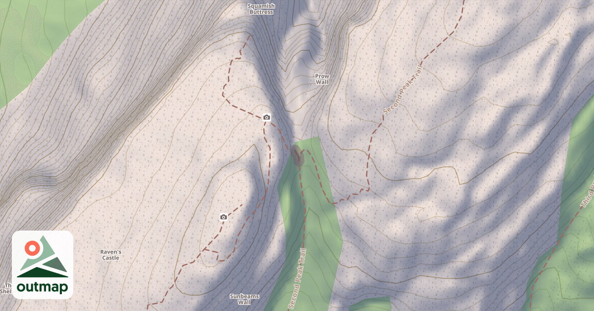 Map of Climbing Site
