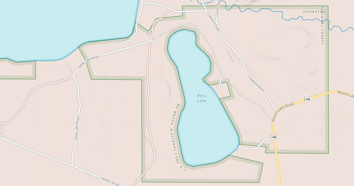 Map preview of LAKE STELLA EAST SPUR A