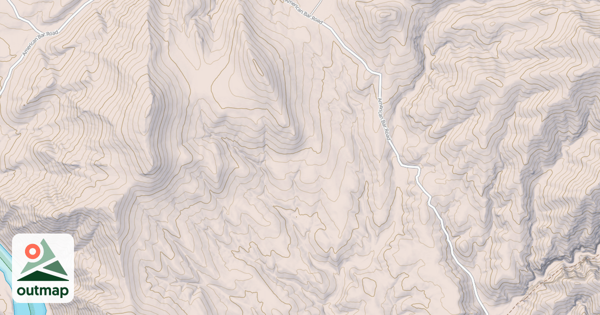 Map of AMERICAN BAR SPUR H1