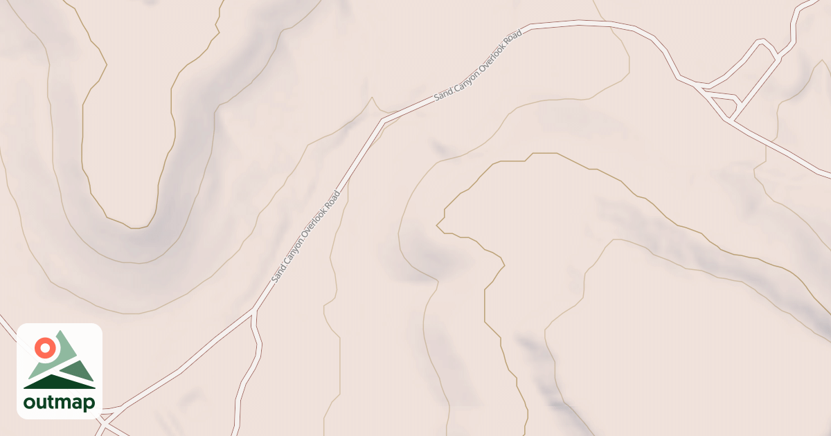 Map of SAND CANYON OVERLOOK