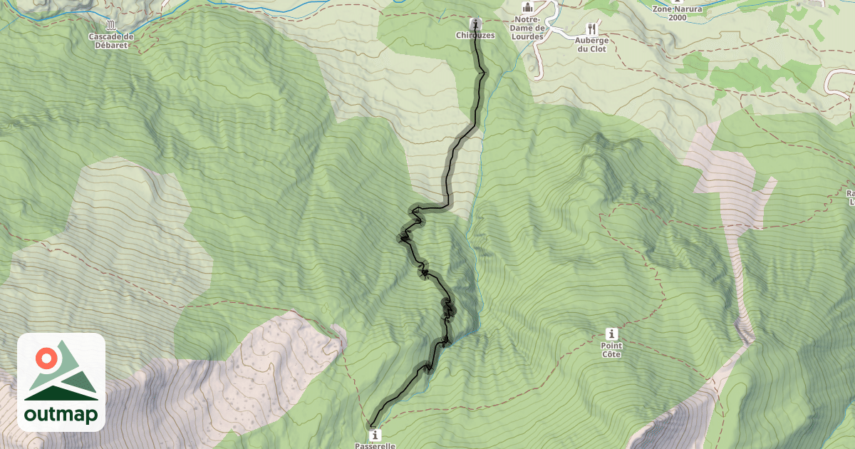 Map of Chemin de Cristol