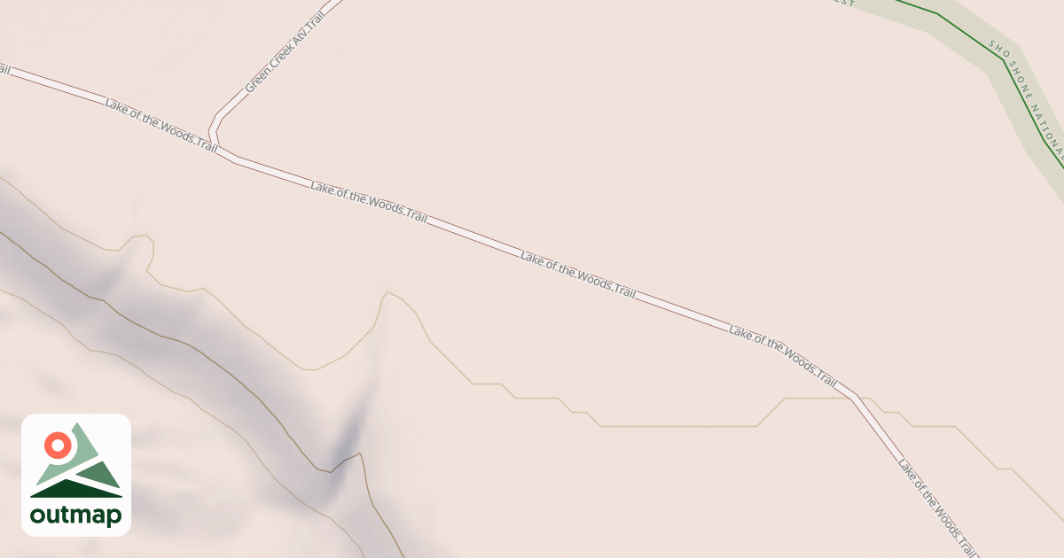 Map of Fish Lake Mountain 4wd