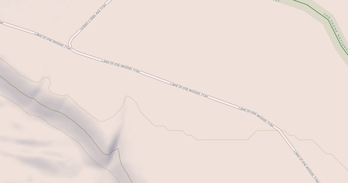 Map preview of Fish Lake Mountain 4wd