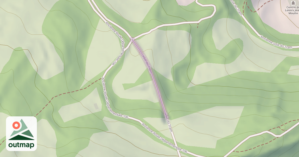 Map of Voie du Tram