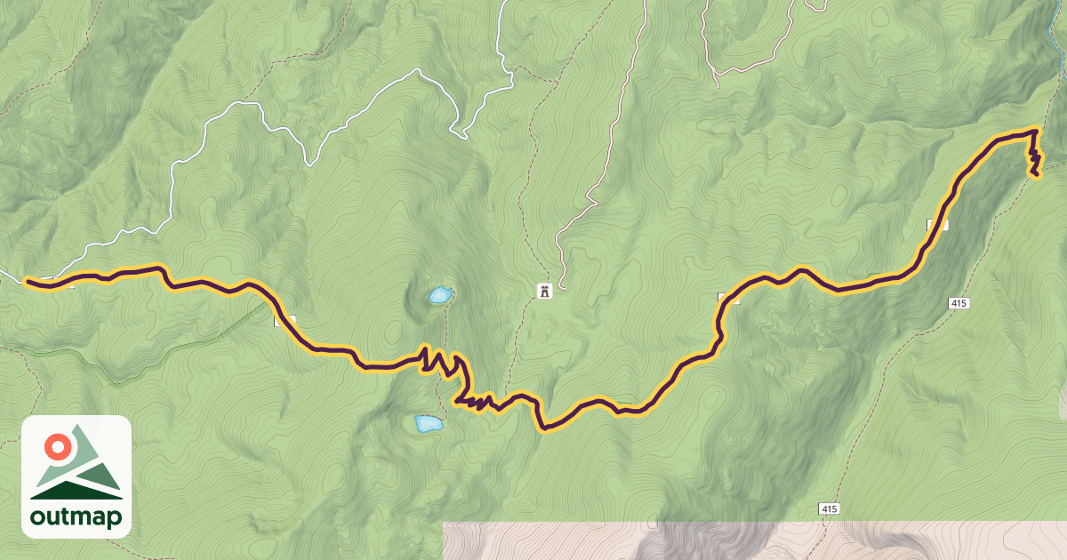 Map of Driveway Extension Trail