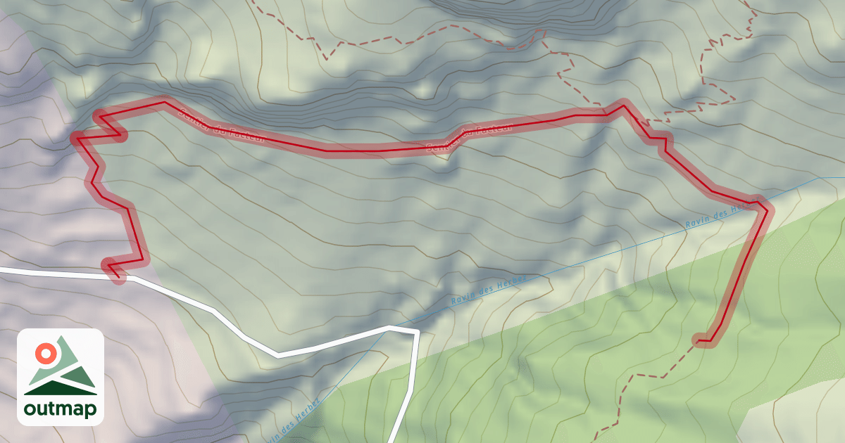Map of Sentier du Facteur