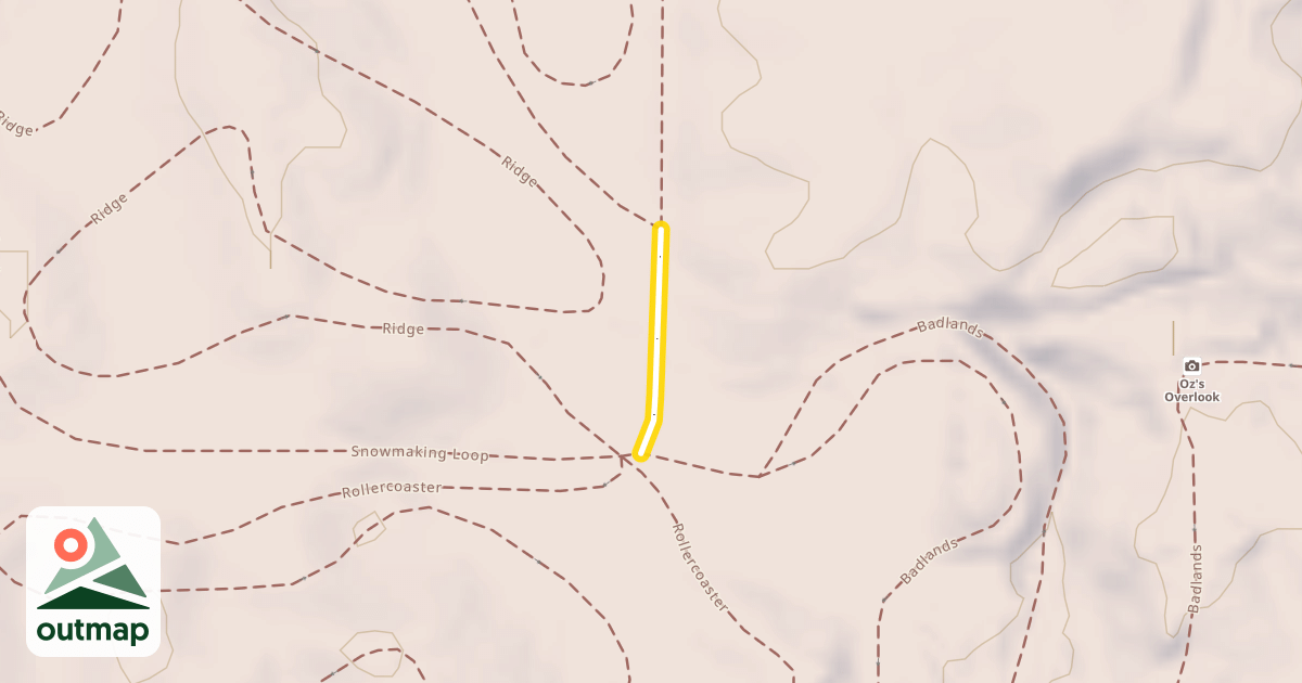 Map of Snowmaking Loop
