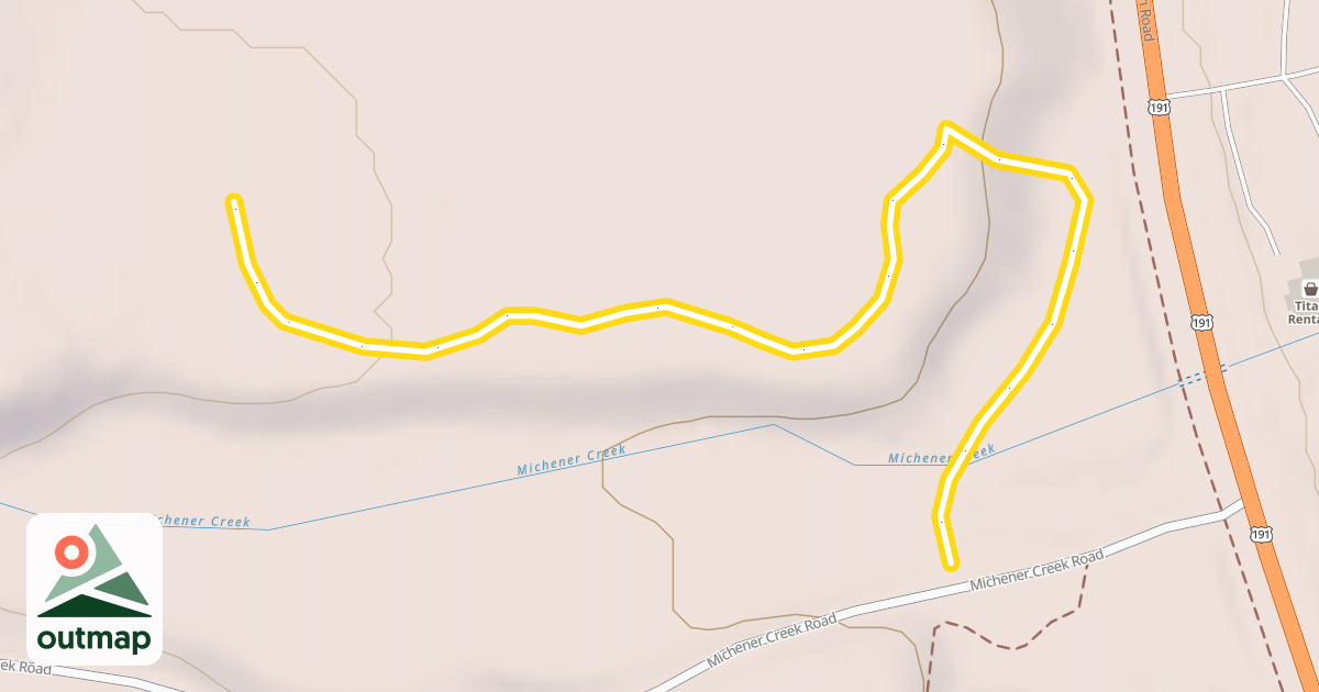 Map of Michener