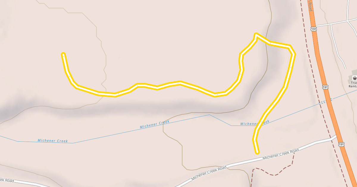 Map preview of Michener