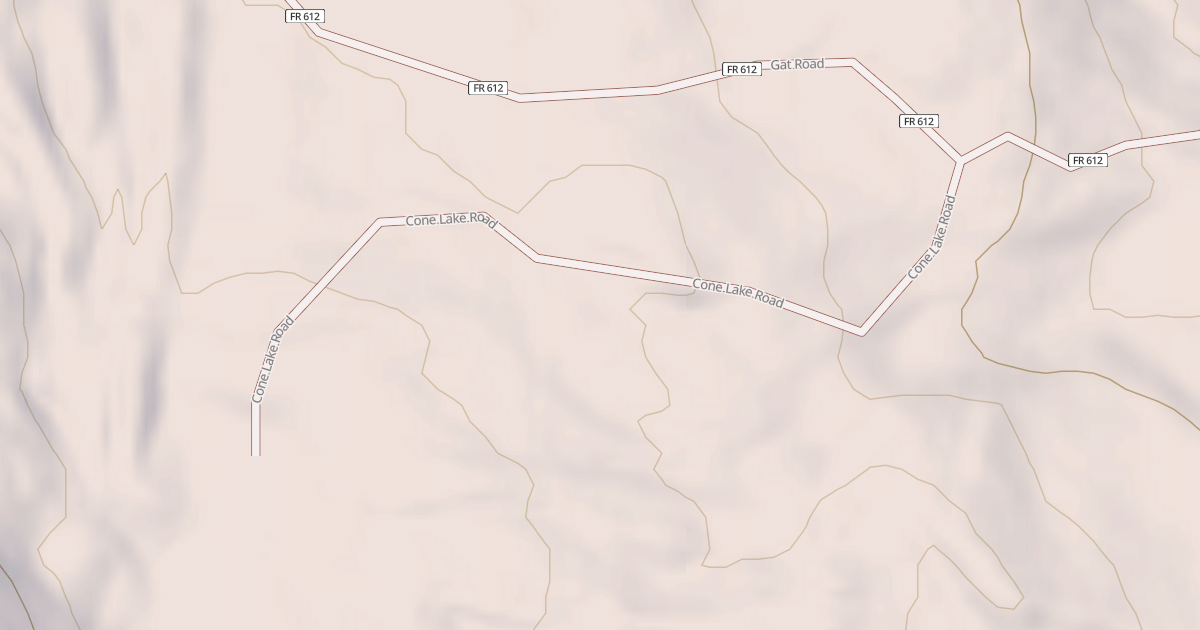 Map preview of CONE LAKE