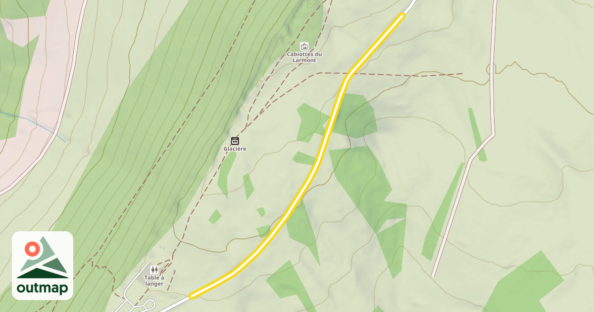Map of Chemin du Larmont