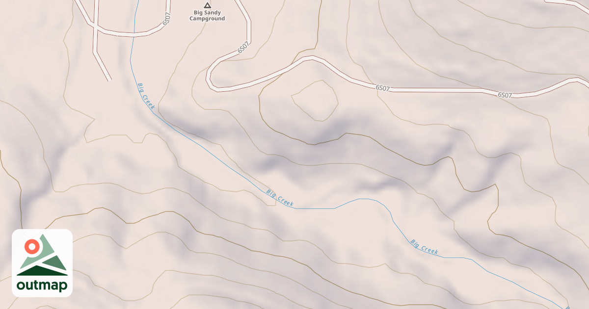Map of BIG SANDY CG