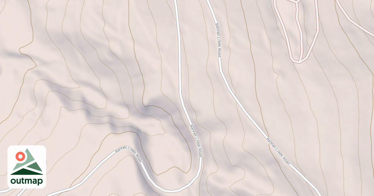 Map of BANNER CREEK