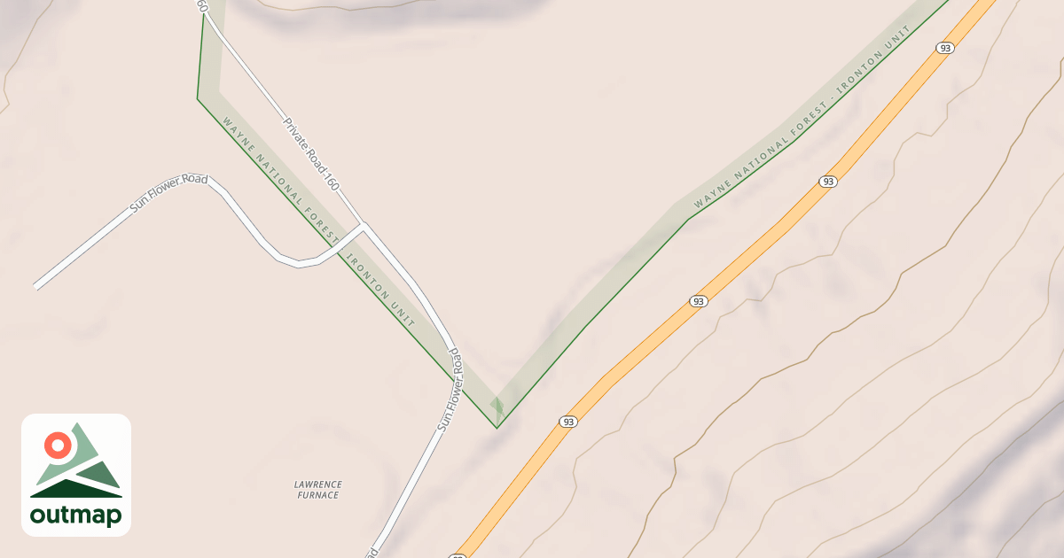 Map of IR CARTER ABEL RD
