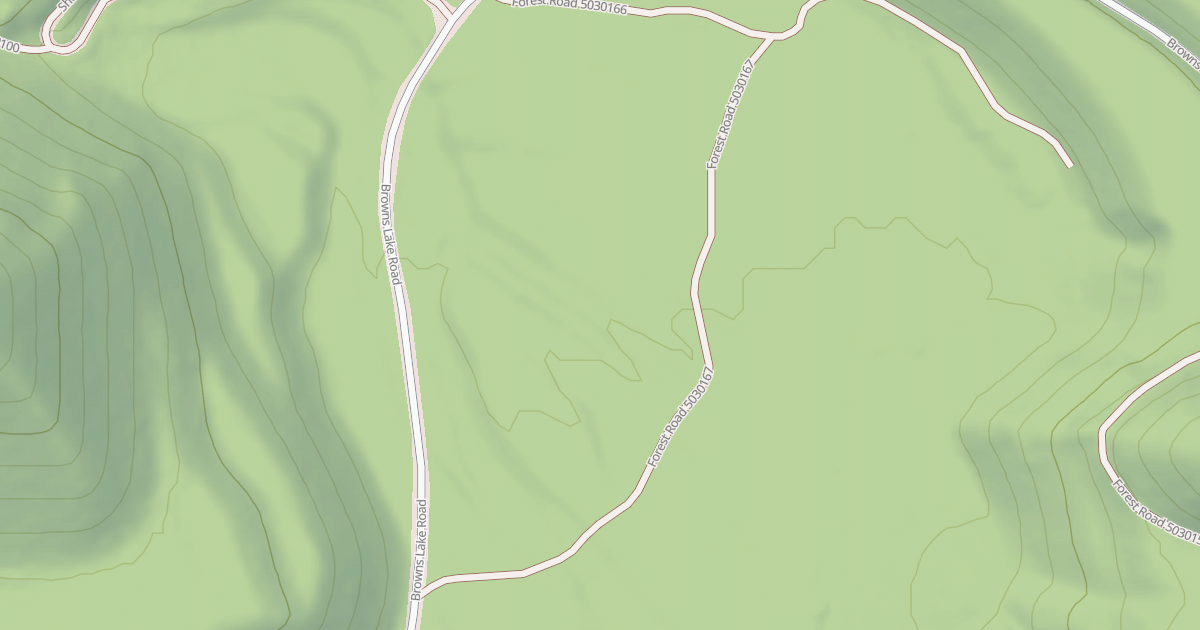 Map preview of USFS Motor Vehicle Use Map Roads {97FC1531-4800-4DBF-B979-75B360B05F0F}