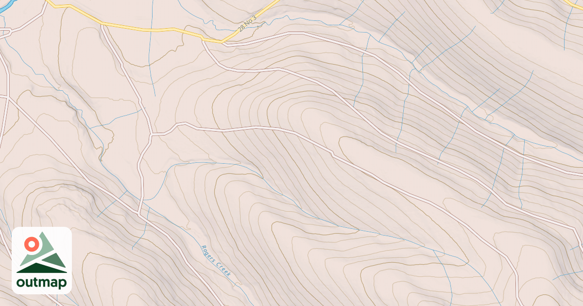 Map of BOULDER SPUR