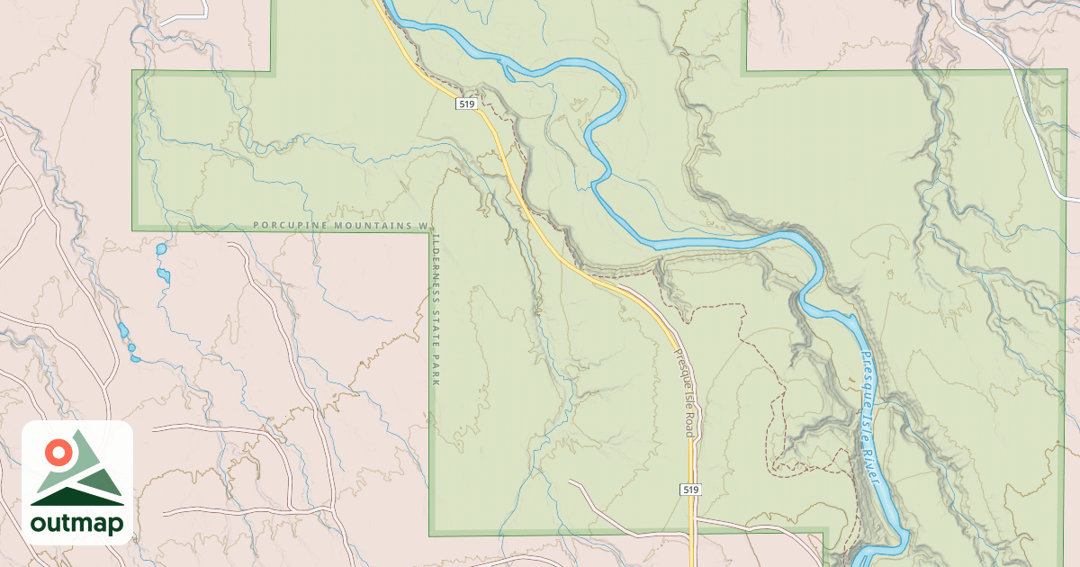 Map of BERGLAND SNOWMOBILE #11 N