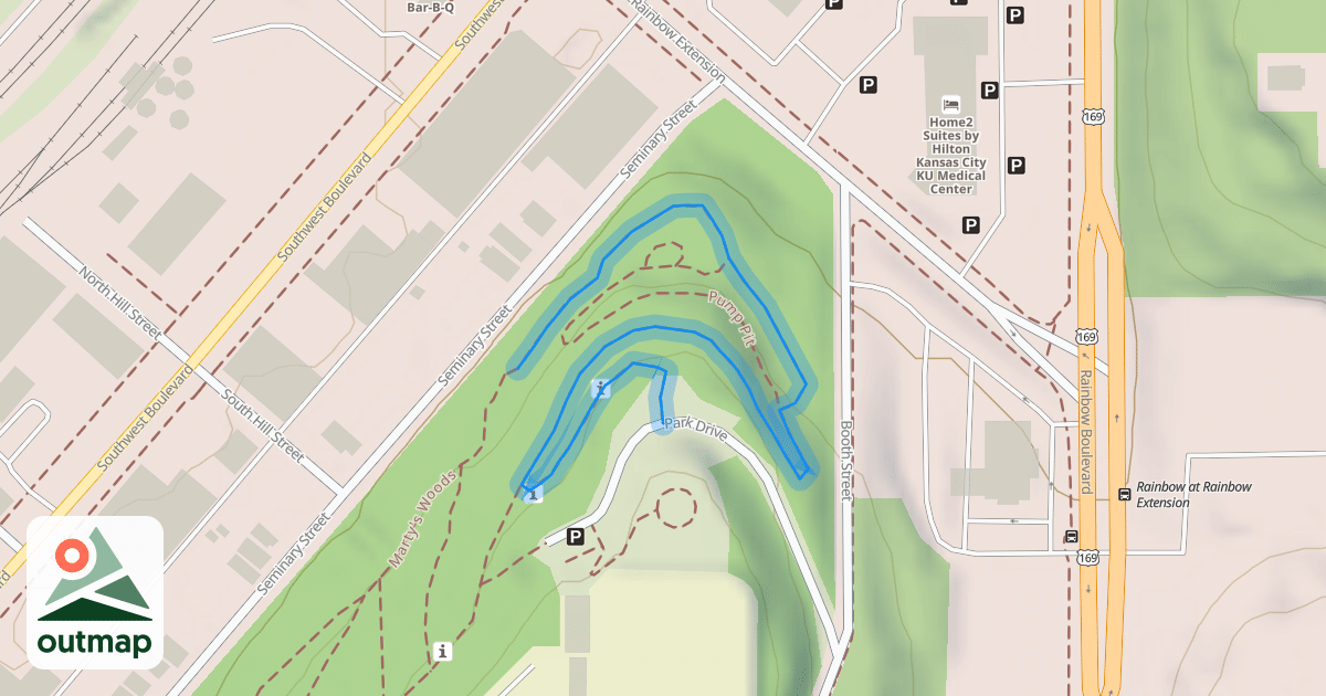 Map of Marty's Woods