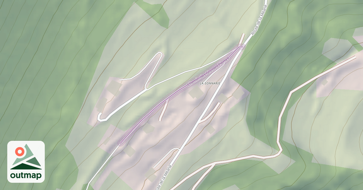 Map of Chemin des Grosses Pierres
