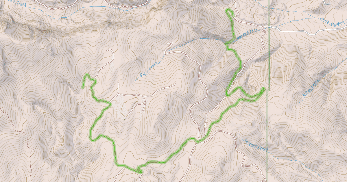 Map preview of Virginia Creek
