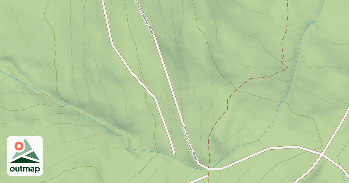 Map of Lebanon Springs Trail
