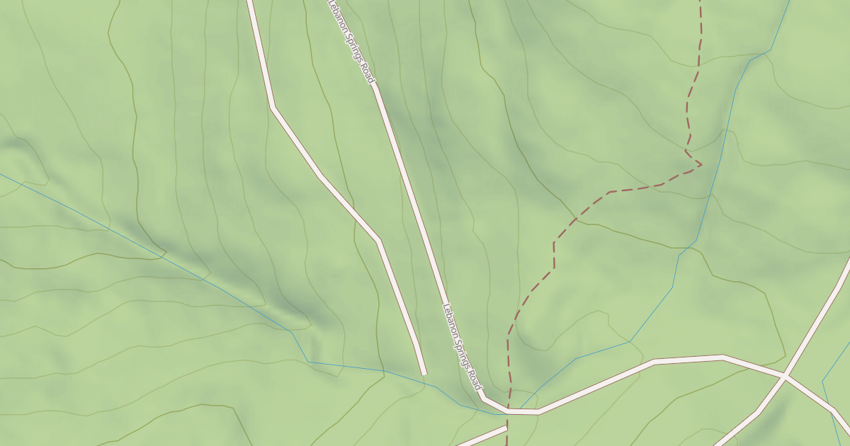 Map preview of Lebanon Springs Trail