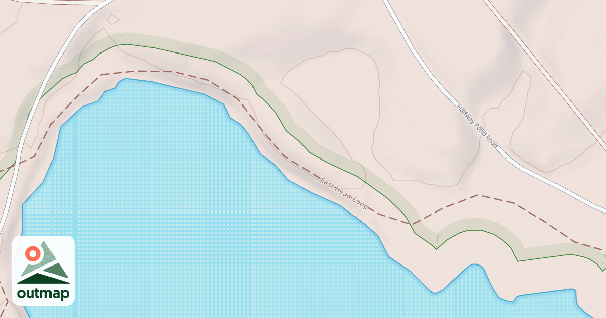Map of Easthead Reservoir Trail
