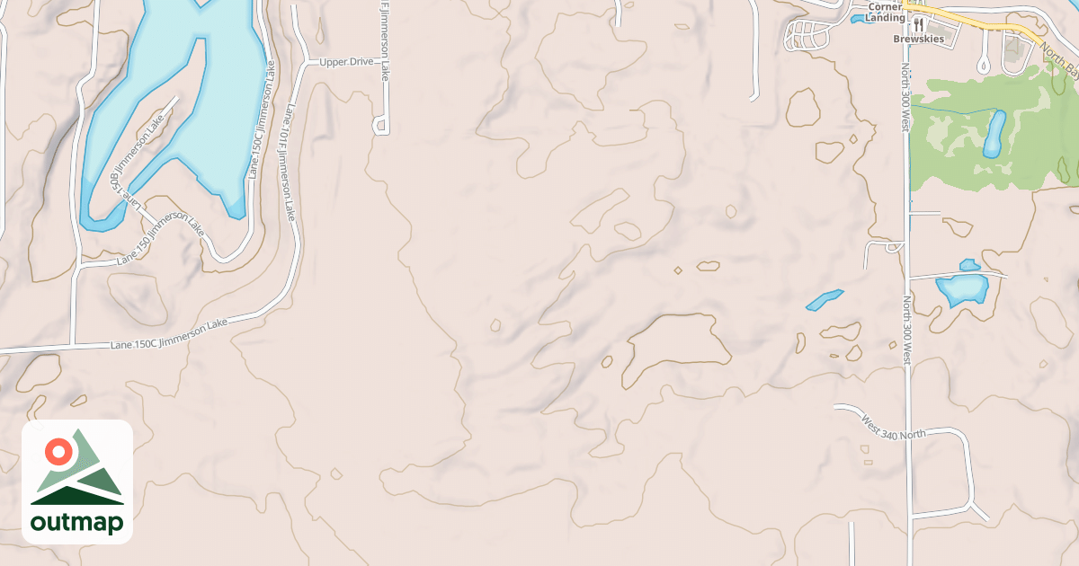 Map of Potawatomi Snowmobile Trail