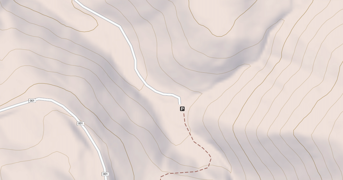 Map preview of Lead Draw-Crestline Connector