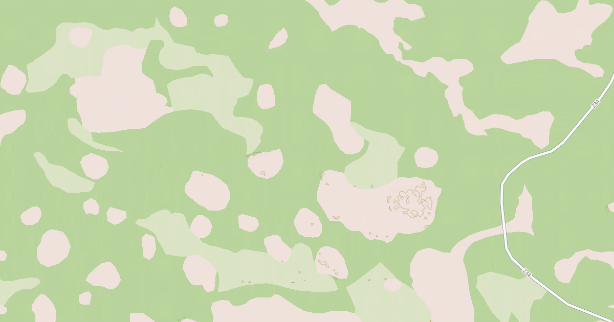Map preview of USFS National Forest System Roads {4023B4EE-E33D-4113-938D-2724F2B734CA}