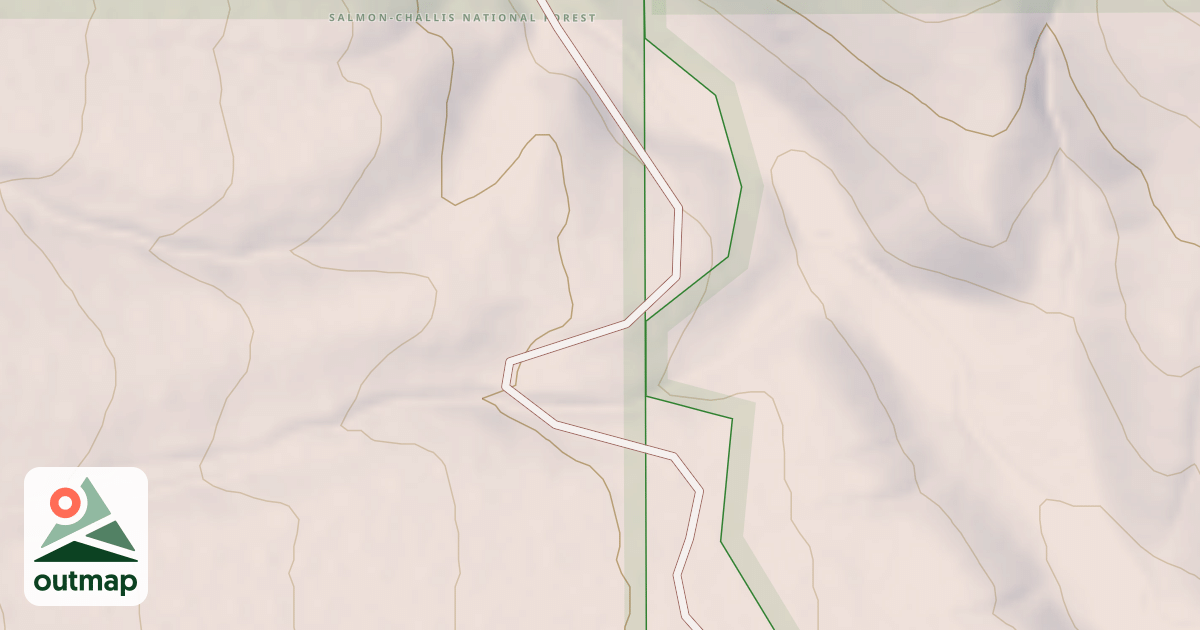 Map of DEER CREEK PASS RIDGE