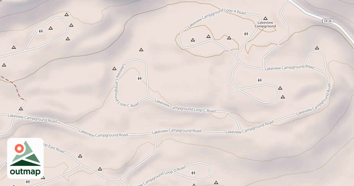 Map of LAKEVIEW CG LOOP C
