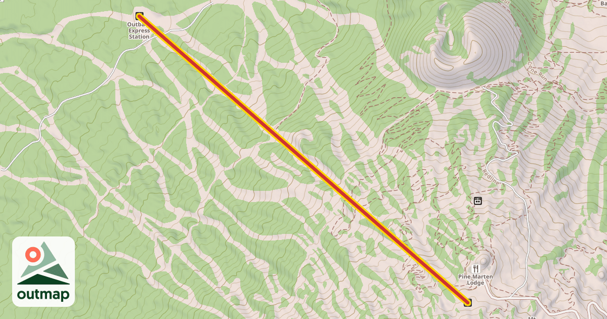 Map of Outback Express