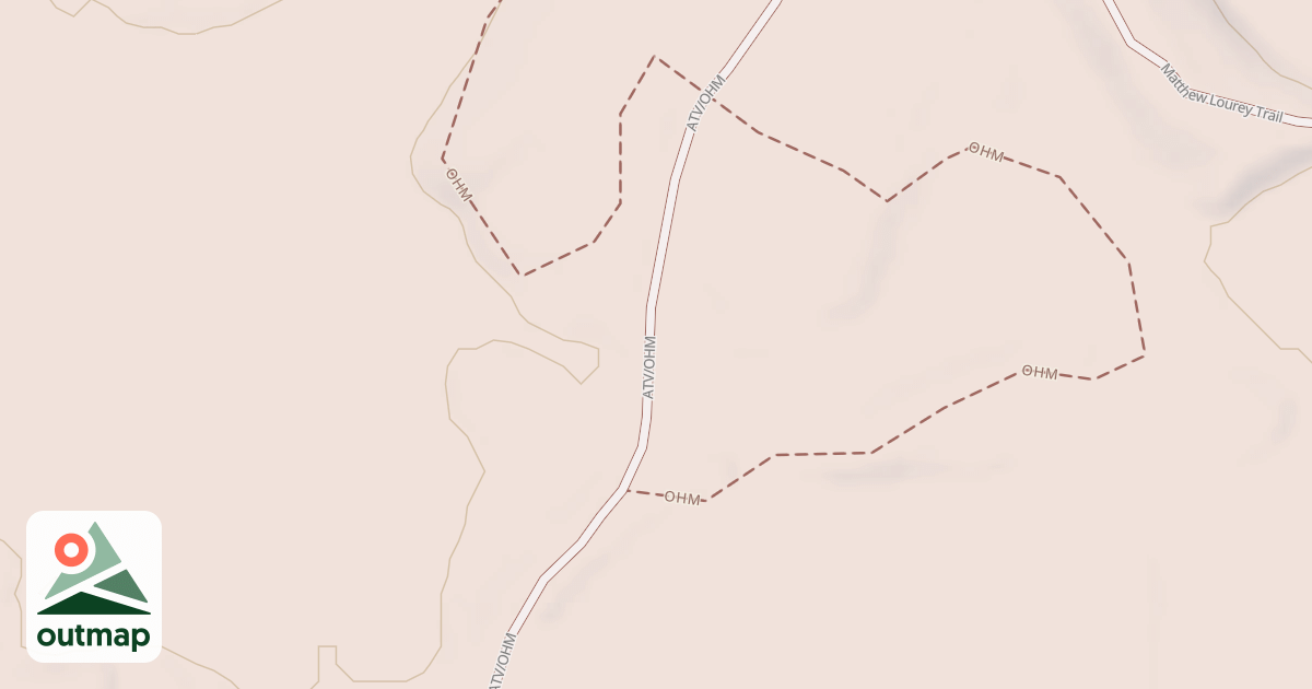 Map of Straight Arrows Trail