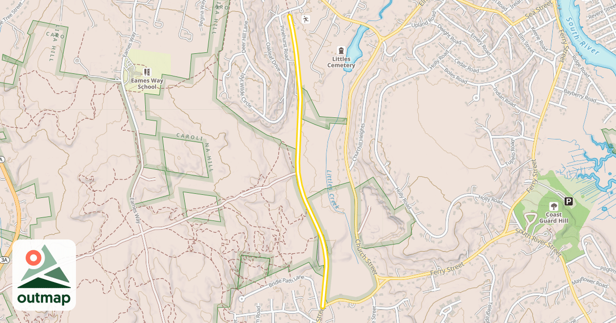 Map of South River Trail