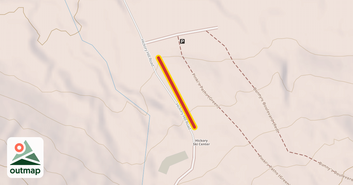 Map of Rope Tow