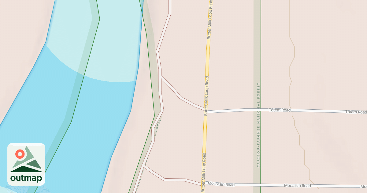 Map of Lakeside Trail A