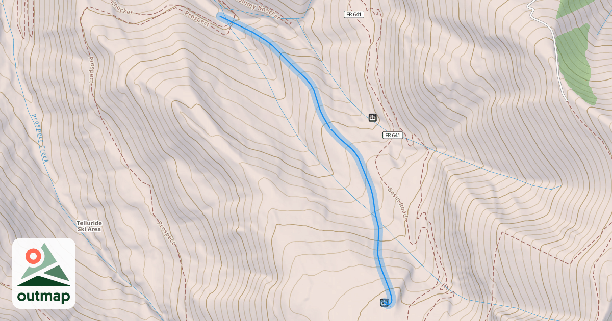 Map of Ophir Loop