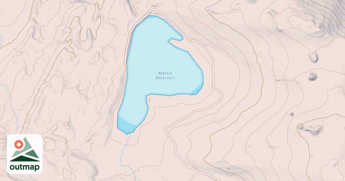 Map of MARTIN RESERVOIR
