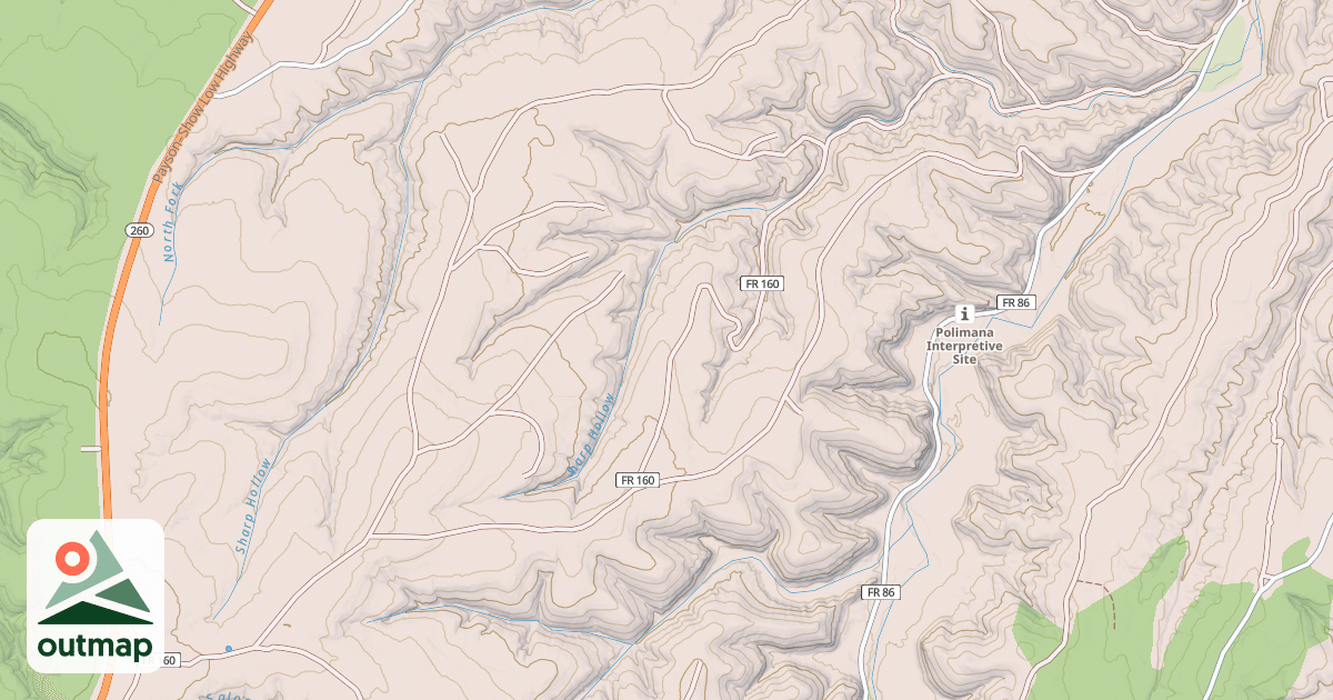 Map of SHARP HOLLOW