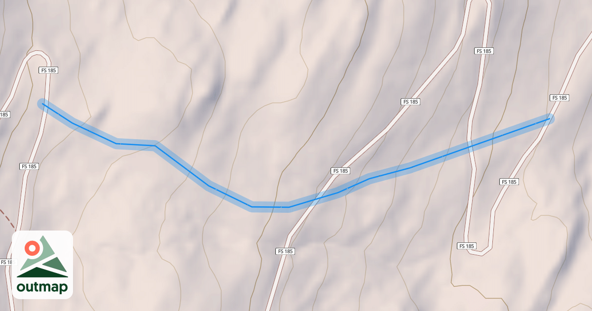Map of Vista Drive