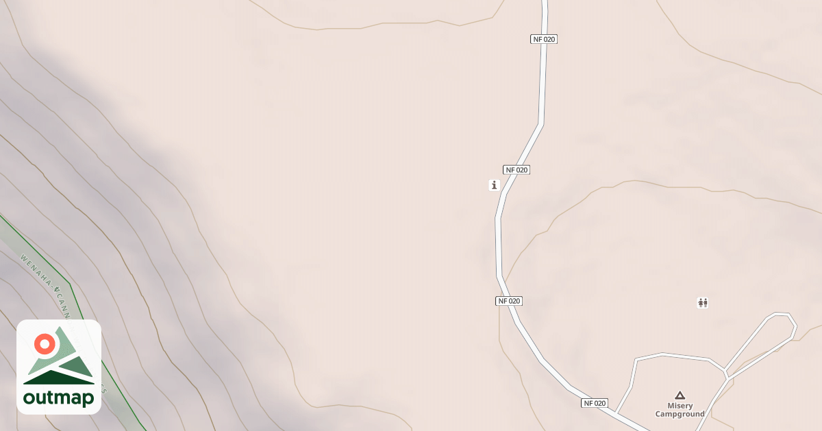 Map of MISERY SPRING CORRAL