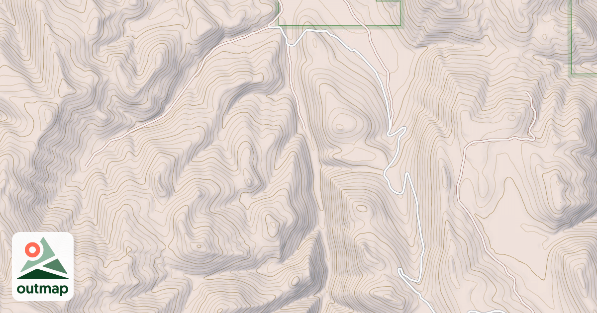 Map of DRY FORK