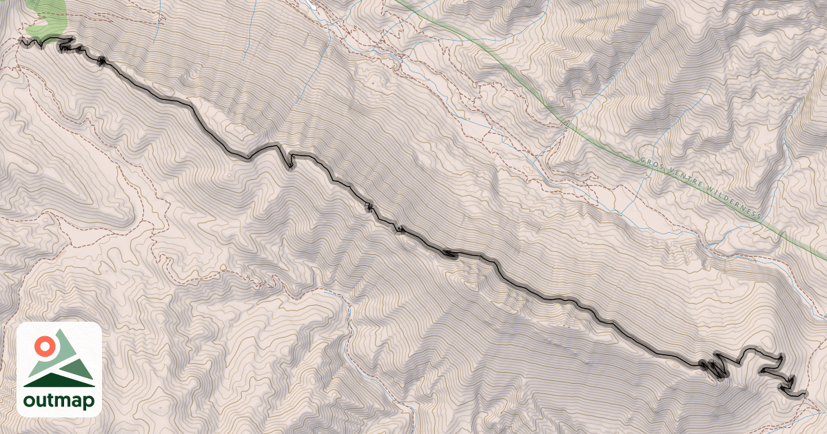 Map of Skyline Trail