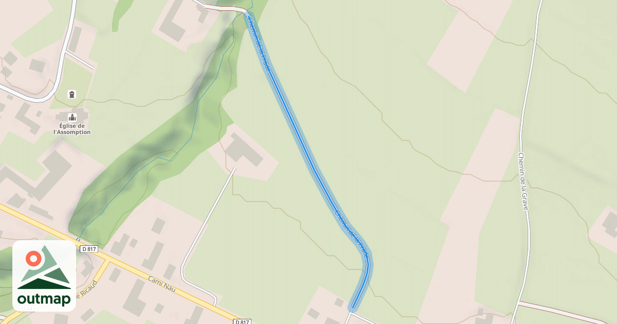 Map of Chemin de la Prade