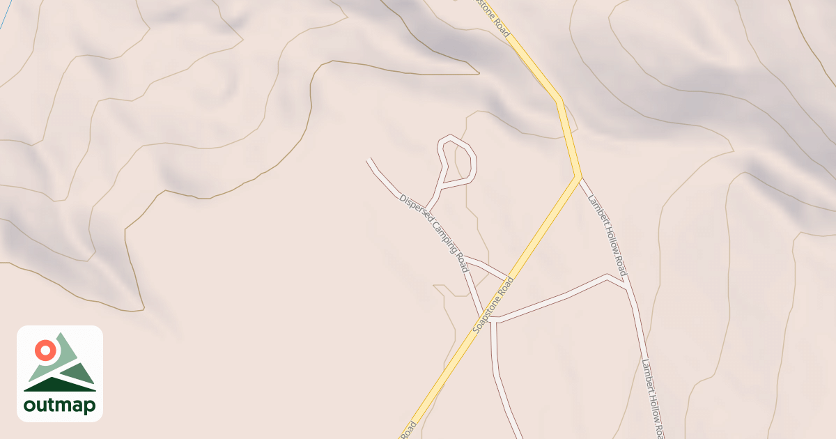 Map of DISPERSED CAMPING