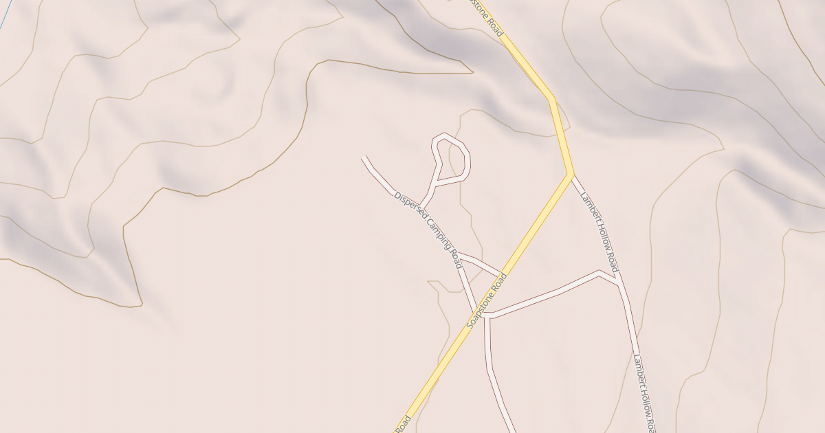 Map preview of DISPERSED CAMPING