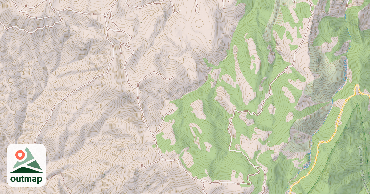 Map of BUCK CREEK DIVIDE