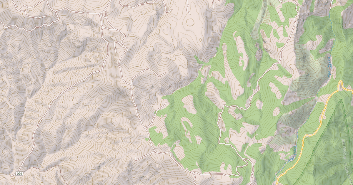 Map preview of BUCK CREEK DIVIDE